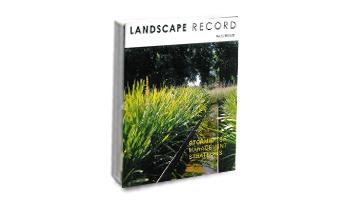 Landscape record: stormwater management strategies