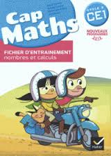 Cap Maths Cycle 2 CE1 - Pack en 2 volumes : Cahier grandeurs et mesures, espace et géométrie ; Fichier d'entraînement nombres et calculs