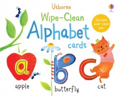 Wipe-clean alphabet cards