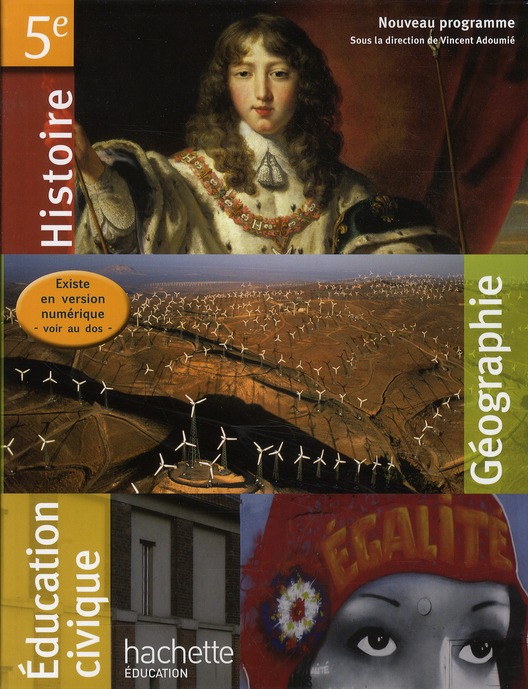 Histoire-géographie/éducation civique ; 5ème ; livre unique de l'élève (édition 2010)