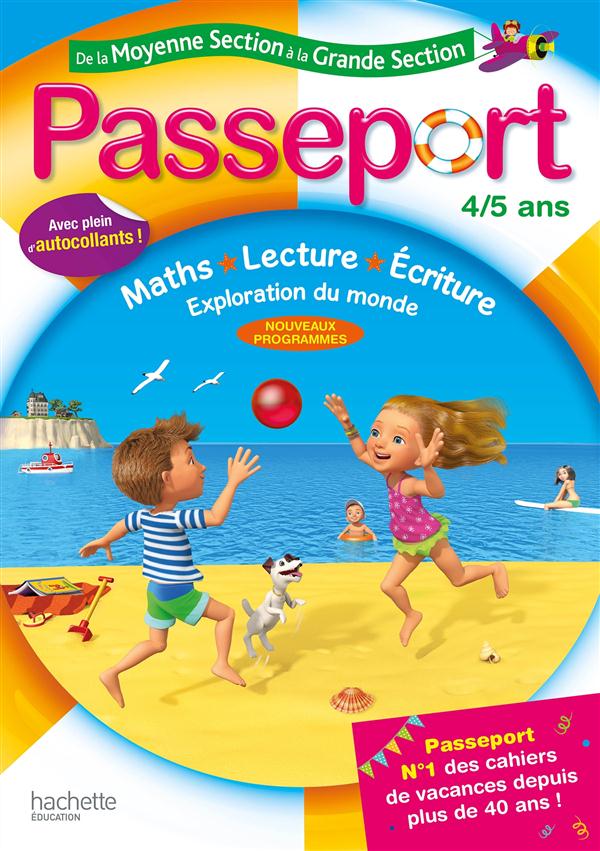 Passeport de la Moyenne Section à la Grande Section 4 - 5 ans