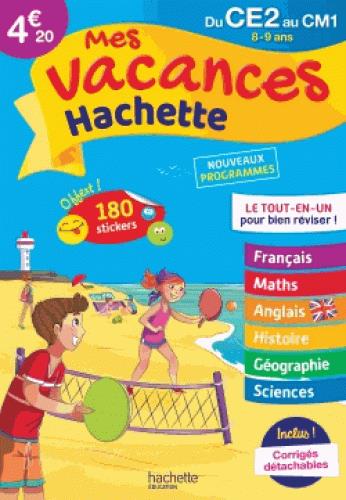 Mes vacances hachette ; du ce2 au cm1