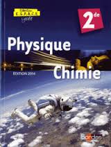 Physique Chimie 2Nde Coll Espace Ed. 2014