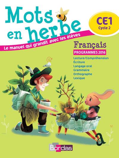 Francais Mots En Herbe Ce1 Cycle 2 Ed.2016 10E