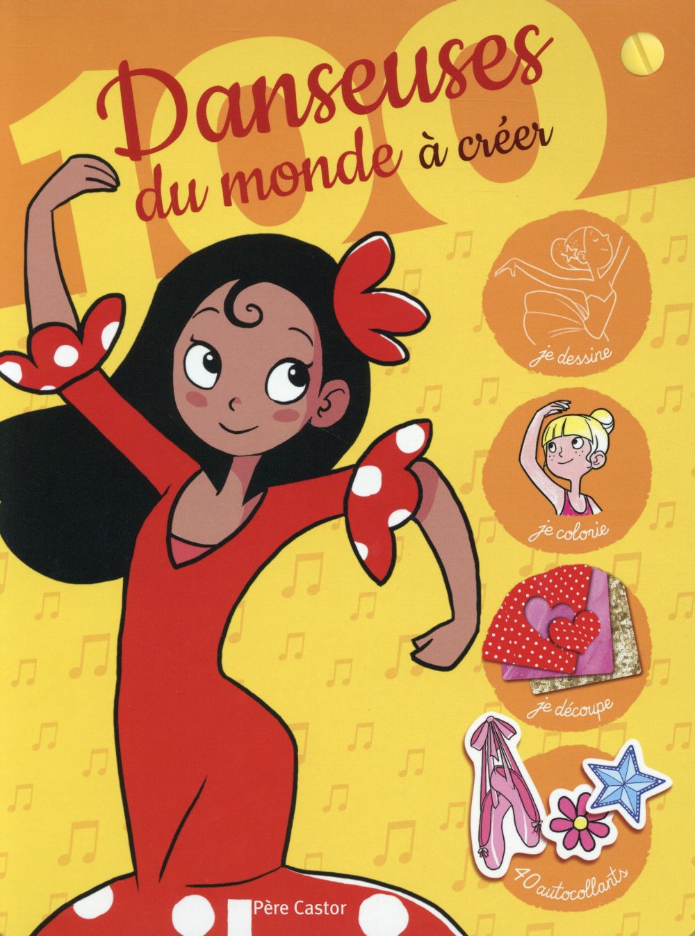 Je dessine comme un grand ; 100 danseuses du monde à créer
