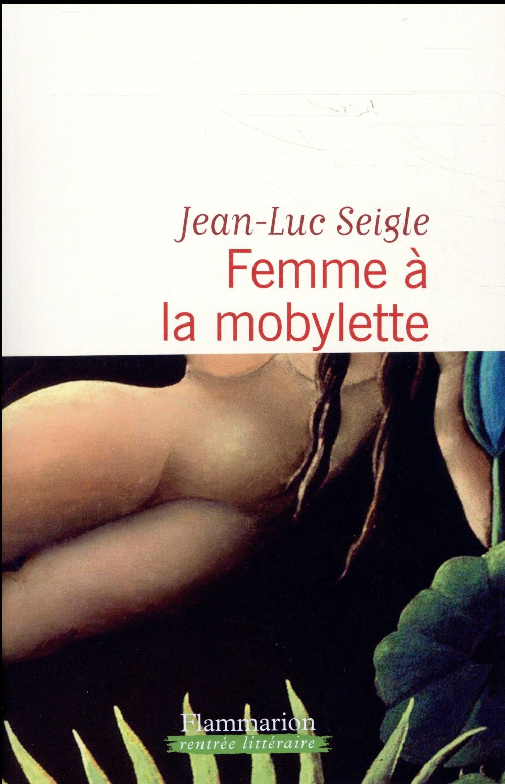 Femme à la mobylette