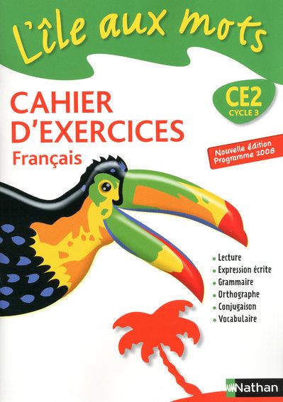 L'ile aux mots ; français ; ce2 ; cahier d'exercices