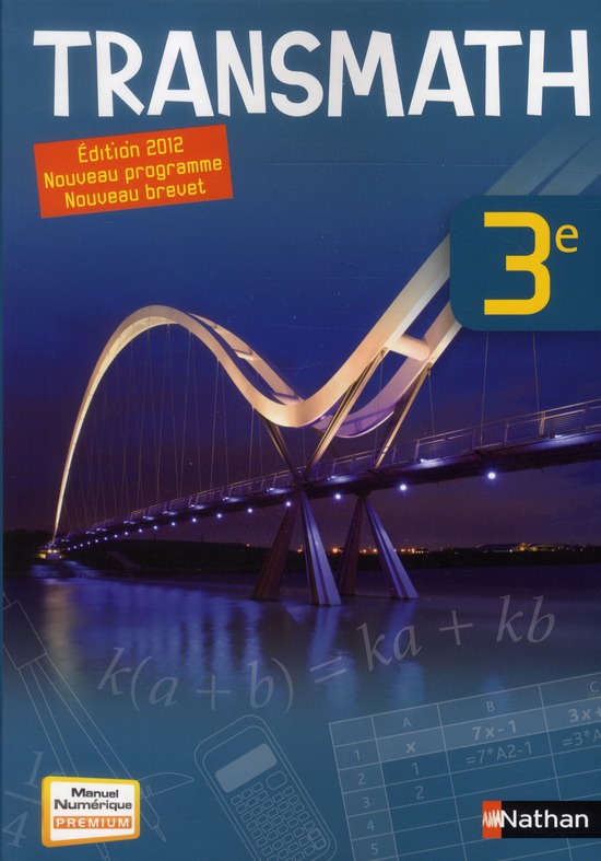 Transmath ; 3e (édition 2012)