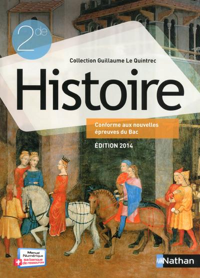 Histoire ; 2nde ; livret de l'élève (édition 2014)