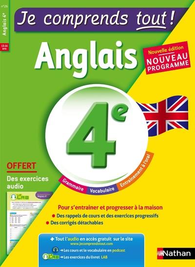 Je comprends tout! ; anglais ; 4e