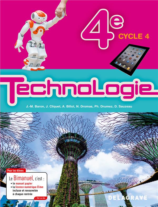 Technologie ; 4e ; bimanuel