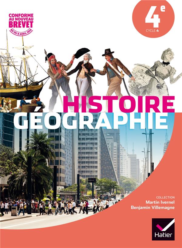 Histoire-géographie ; 4ème ; manuel de l'élève (édition 2016)