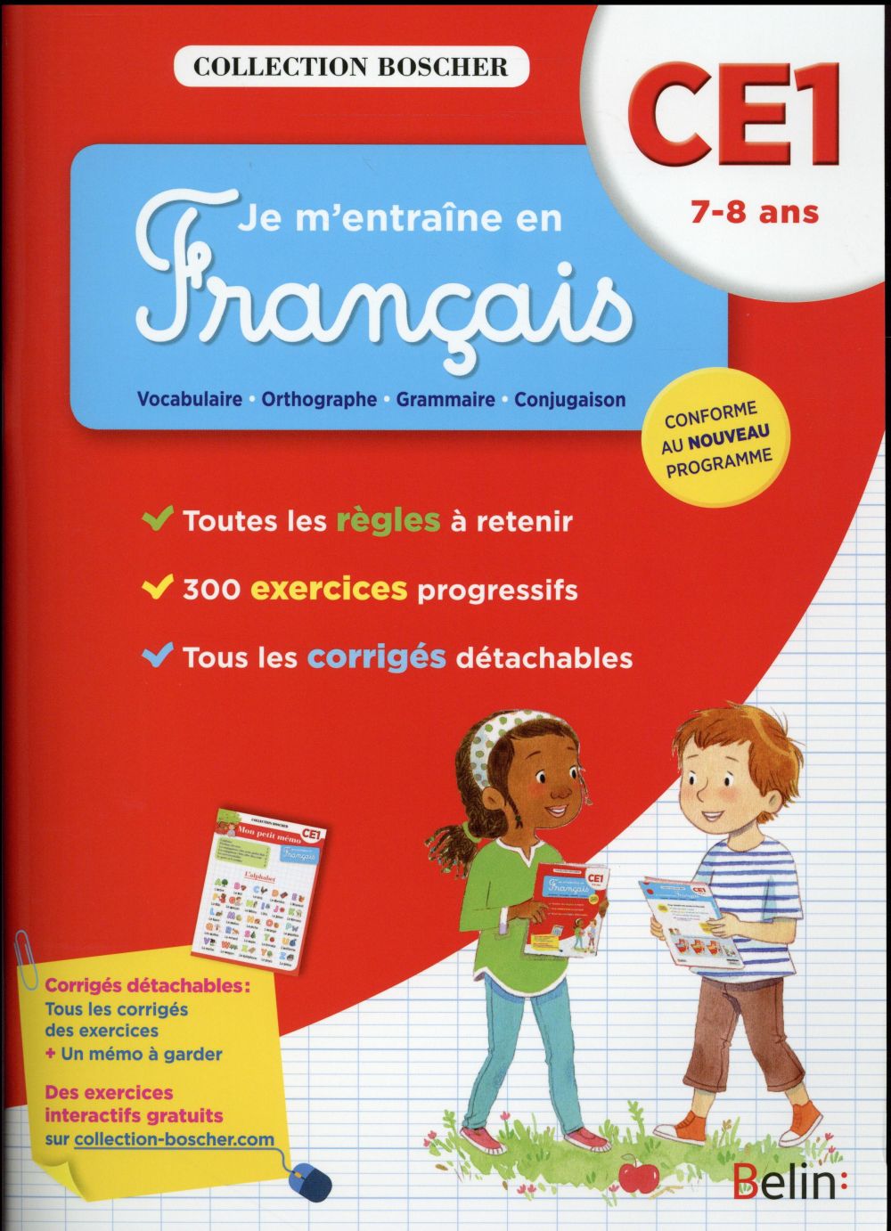 Boscher ; je m'entraîne en français ; ce1 ; 7-8 ans (édition 2016)