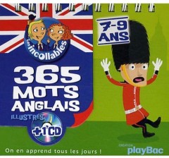 Les incollables ; 365 mots illustrés ; anglais ; 7...