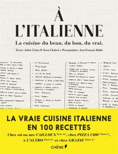 À l'italienne ; le livre de cuisine al dente