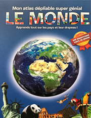 Mon atlas dépliable  - Le monde