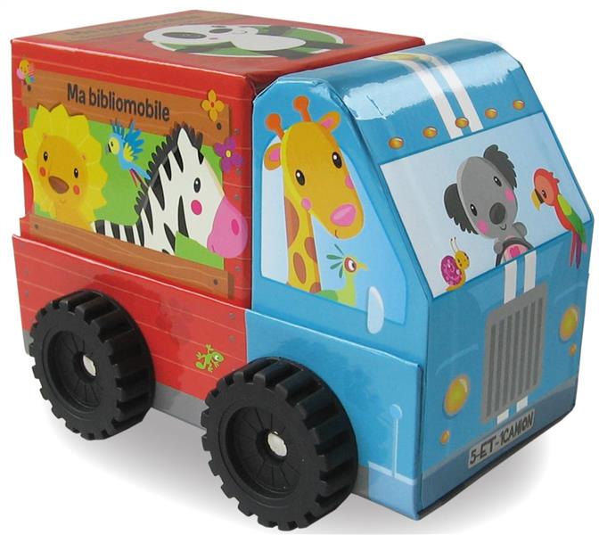 Ma Bibliomobile : Les Nombres ; Les Animaux ; Grand Et Petit ; Mes Premiers Mots ; Les Couleurs Et L
