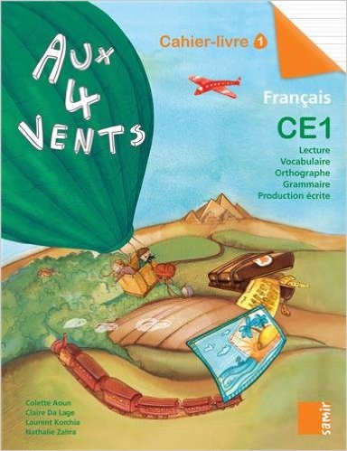 Aux 4 Vents Ce1 - Cahier-Livre 1
