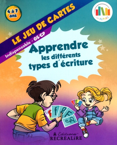 Le jeu de cartes - Apprendre les différents types d'écriture GS - CP