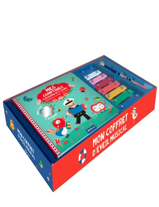 Mon coffret d'éveil musical - Mes comptines à écouter et à jouer avec un xylophone