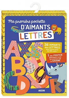 Ma première pochette d'aimants Lettres