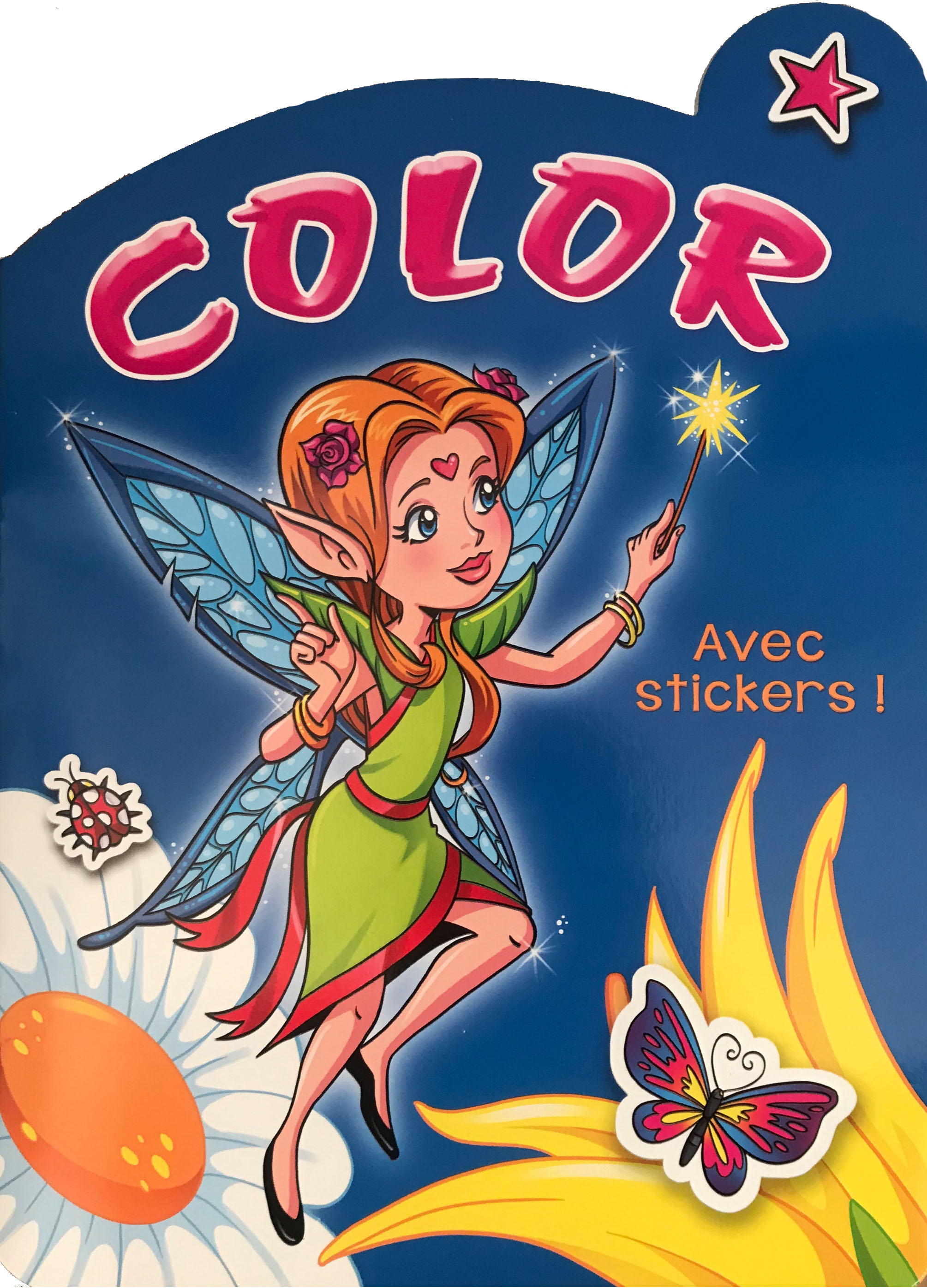 Color avec stickers-bleu