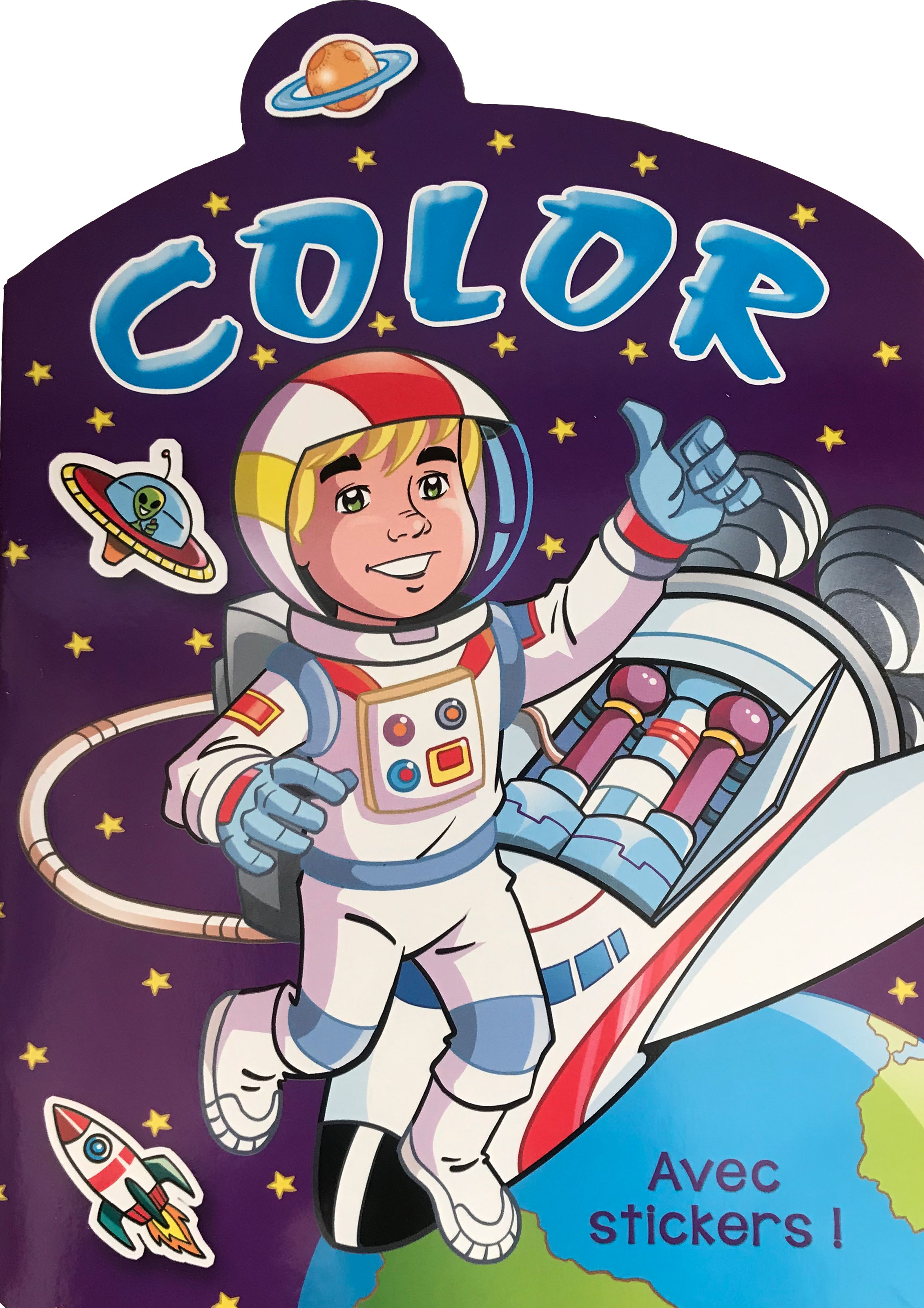 Color avec stickers-Mauve