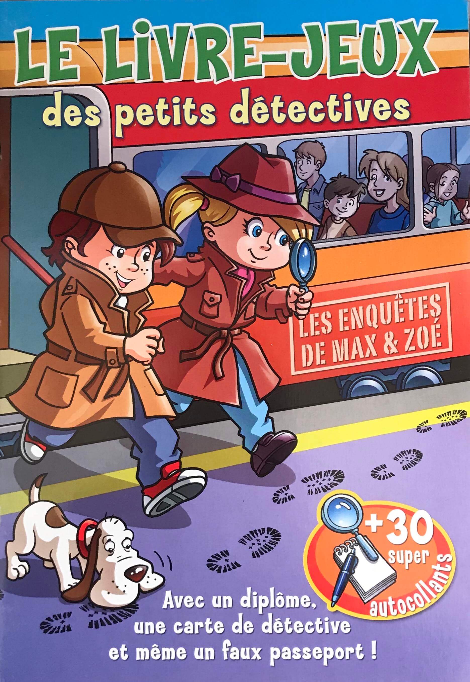 Le Livre-Jeux des détectives-Orange