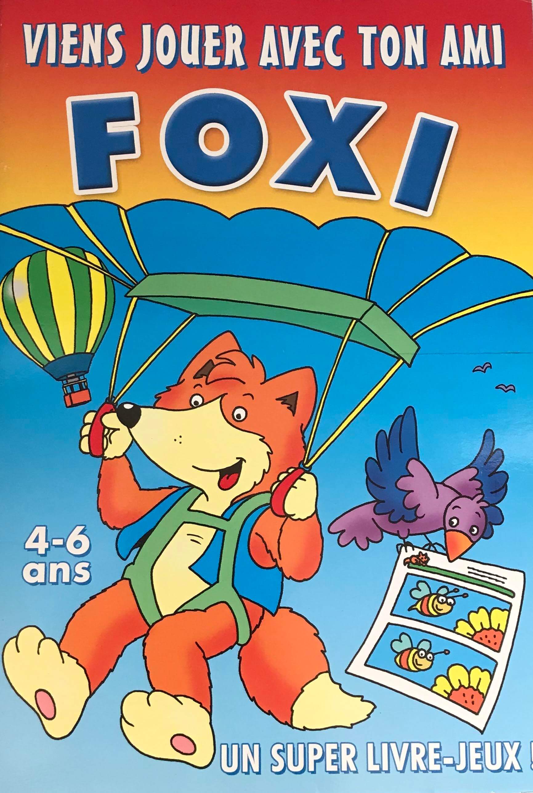 viens jouer avec ton ami Foxi- Bleu