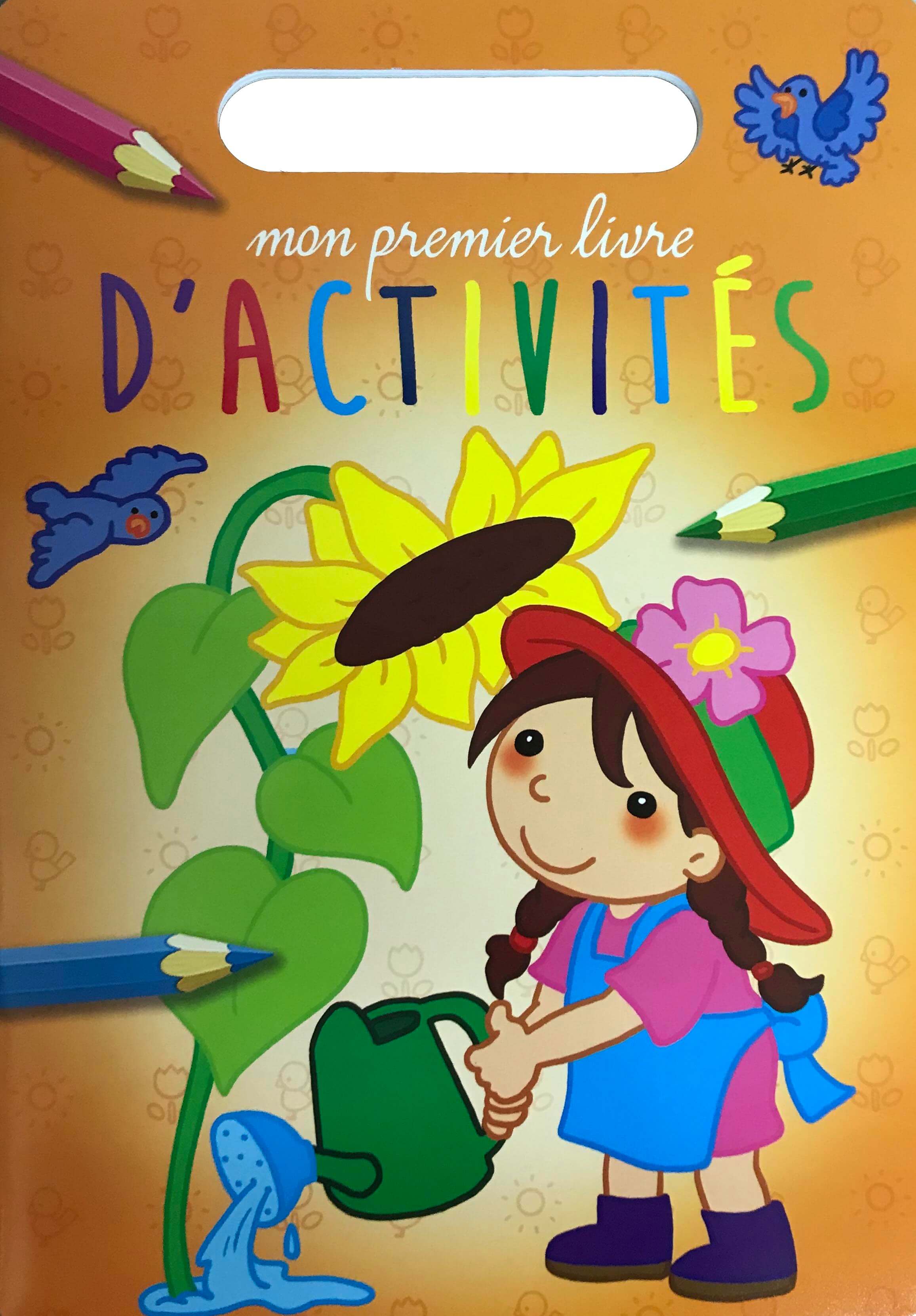Mon premier livre d'activités-orange