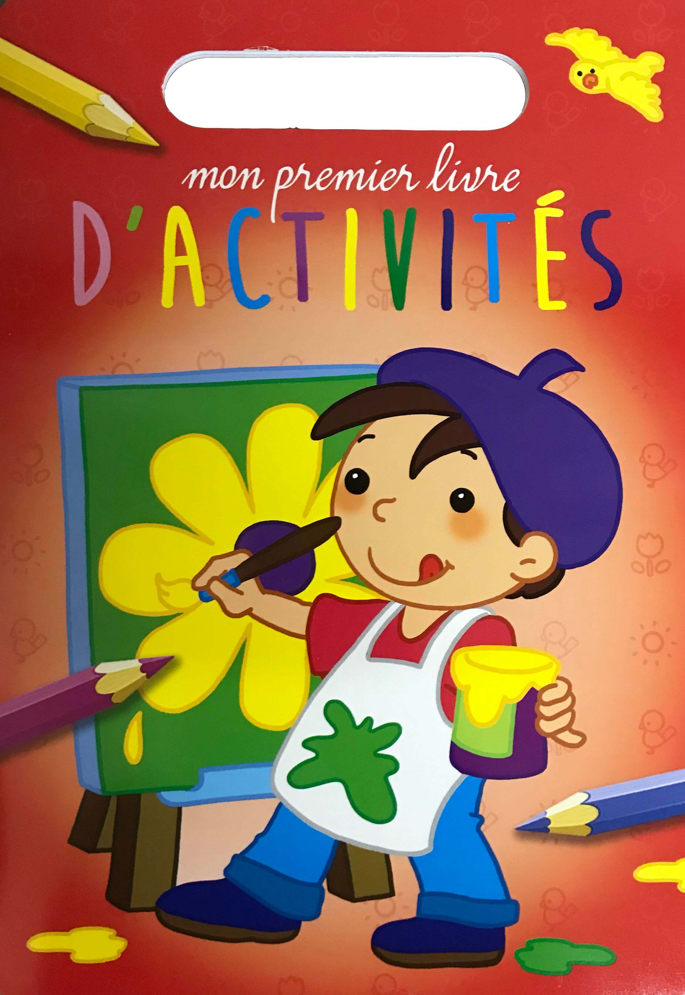 mon premier livre d'activités-rouge