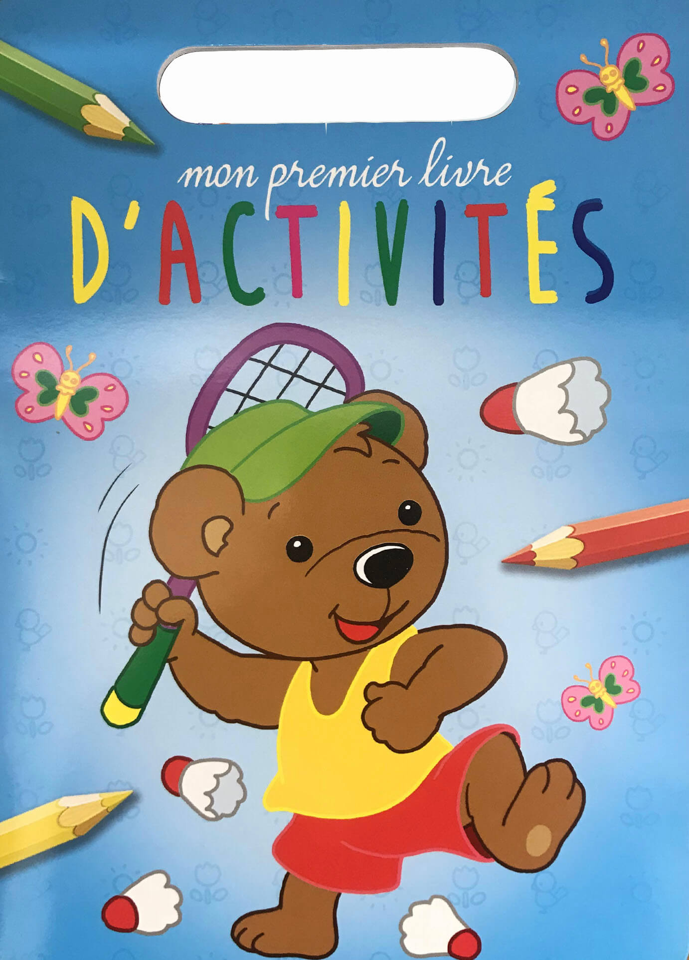 Mon premier livre d'activités-bleu