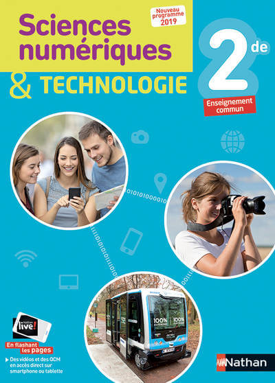 Sciences numériques et technologie 2de - Livre de l'élève