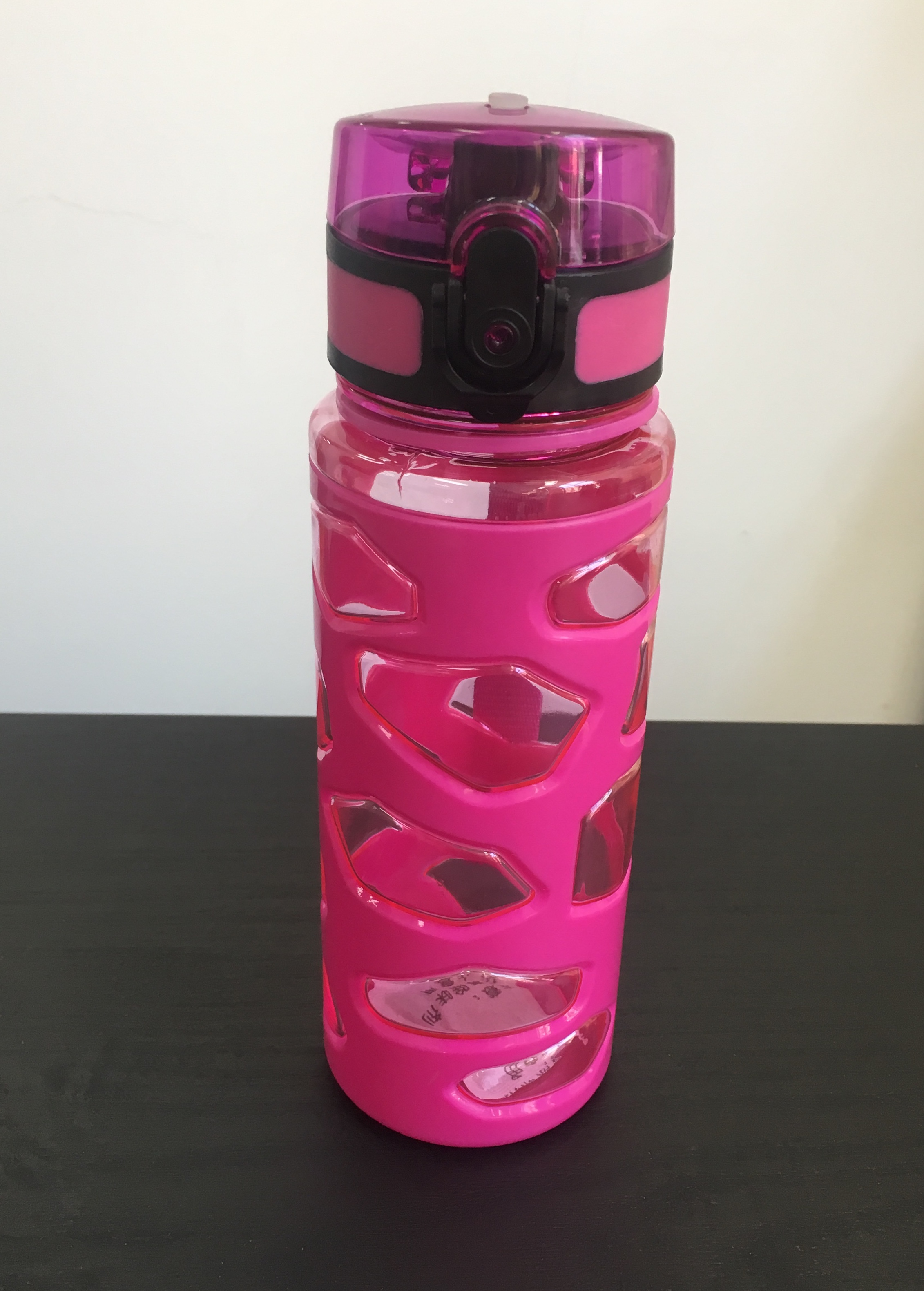 Gourde Plastique rose 450 ml