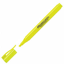 Surligneur jaune fluo Textliner 38