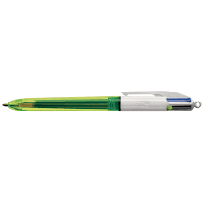 Stylo bille 4 coul. 1 fluo bic