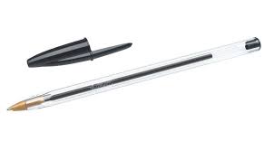Stylo bille cristal moyen noir