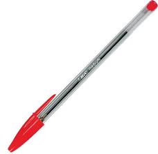 Stylo bille cristal moyen rouge