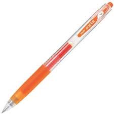 Stylo bille retractable pop'lol abricot
