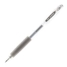 Stylo bille retractable pop'lol argent