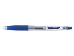 Stylo bille retractable pop'lol bleu fonce