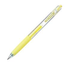 Stylo bille retractable pop'lol jaune pastel