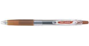 Stylo bille retractable pop'lol marron