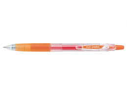 Stylo bille retractable pop'lol orange