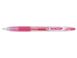 Stylo bille retractable pop'lol rose
