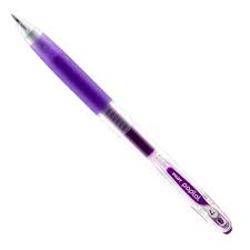 Stylo bille retractable pop'lol violet fonce