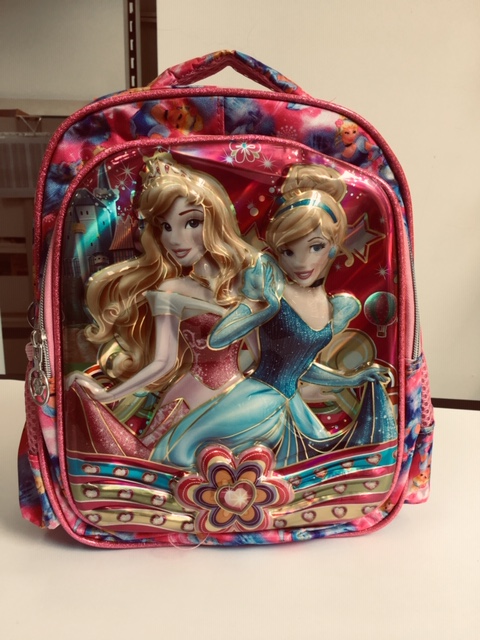 Sac à dos enfant Princesses petit rose