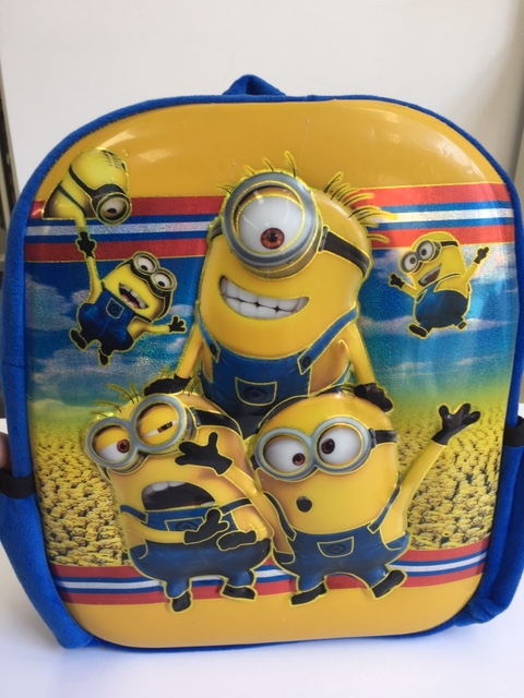 Sac à dos enfant Minions bleu