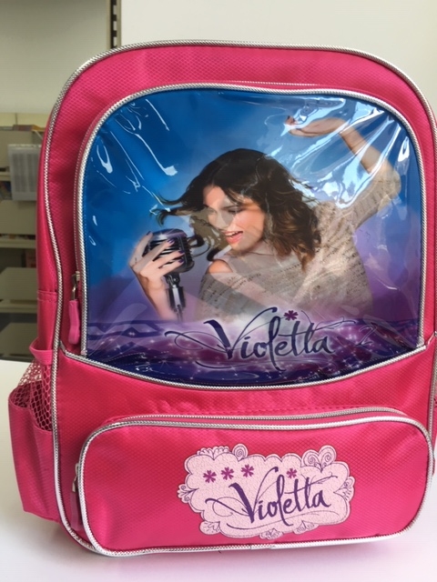 Sac à dos enfant Violetta rose