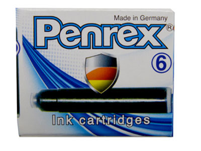 Cartouche d'encre bleu effacable penrex